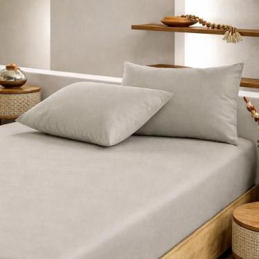 Imagem de Jogo de Cama Casal Altenburg Malha Soft 100% Algodão Fio Penteado Liso