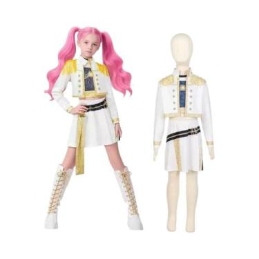 Imagem de Fantasia Cosplay Preta Para Meninas, Trajes De Palco Mira Rumi Zoey, U