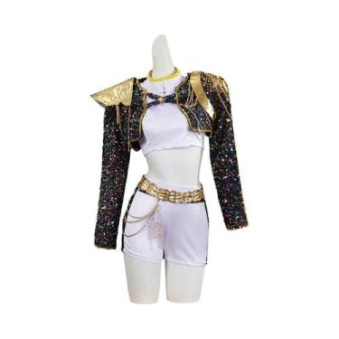 Imagem de Fantasia De Cosplay Para Meninas Kpop Demon Hunters Rumi Zoey Mira, Tr