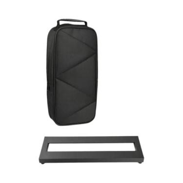 Imagem de Pedaleira De Guitarra Em Liga De Alumínio 15x4.9 Polegadas Com Bolsa D