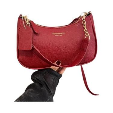 Imagem de Bolsa De Ombro Feminina Com Alça Ajustável, Elegante E Moderna, Para U