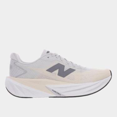 Imagem de Tênis New Balance Fuelcell Rebel V5 Feminino, Bege, 37