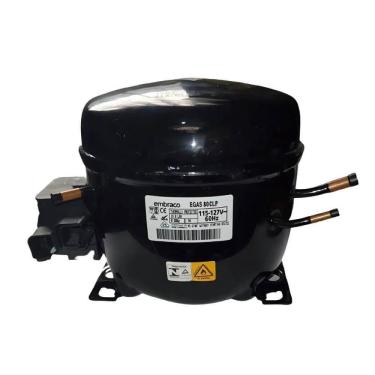 Imagem de Compressor Embraco 1/4 Hp R600 EGAS80CLP sem resfriador - 220V
