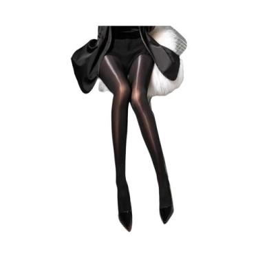 Imagem de Meia-calça Feminina De Cintura Alta Com Efeito Modelador, Ultra Macia,