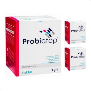 Imagem de Kit com 3 - Probióticos Probiatop com 30 Sachês 1g por caixa