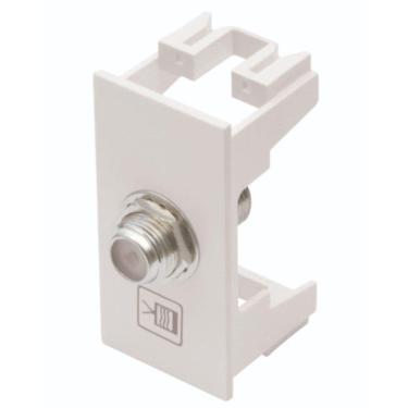 Imagem de Módulo Tomada Para Antena de Tv Coaxial de 75 Ohms Habitat 2066 Fame Tomada Para Antena Tv Cabo