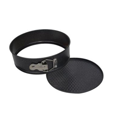 Imagem de Forma Redonda De Fundo Removível Em Aço Carbono 22,5cm Essence Spicy Preta