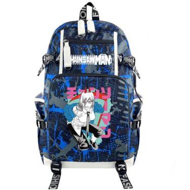 Imagem de Mochila escolar Anime Chainsaws Mans para crianças 35x20x47cm - yiweis