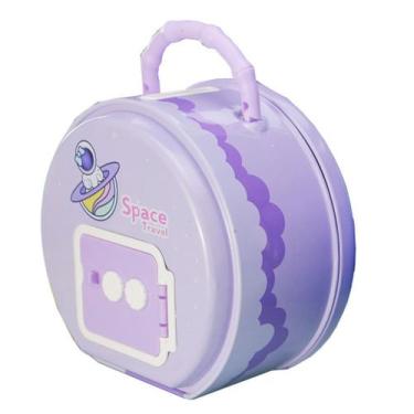 Imagem de Senha de astronauta Piggy Bank para crianças Metal 15x9x14cm - yiweisa