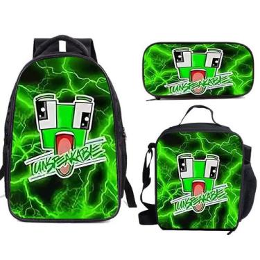 Imagem de Conjunto de mochilas Unspeakabless Anime School, 3 unidades/lote para 