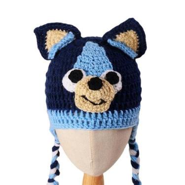 Imagem de Chapéu de cosplay Blueys Costume Headwear Warm Soft Cozy para adultos 