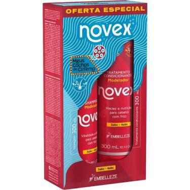 Imagem de Kit Novex Shampoo+Condicionador Cachos de Cinema 300ml