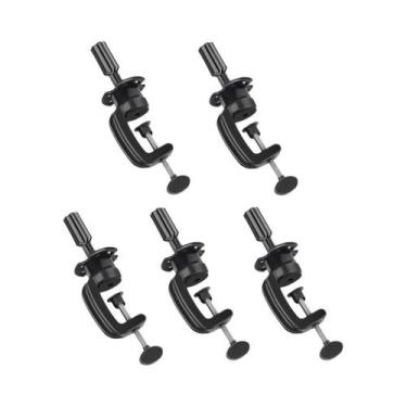 Imagem de Suporte Ajustável De Plástico Para Mini Perucas Com Grampo De Mesa, Fe