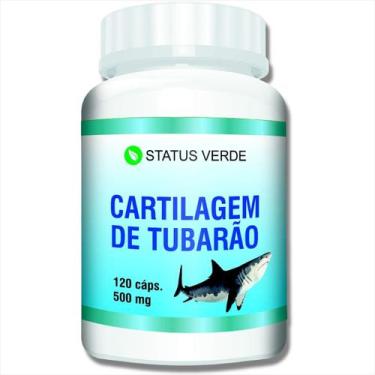 Imagem de Cartilagem de Tubarão 120 Cáps 500mg Cálcio Natural - Suplemento Natur