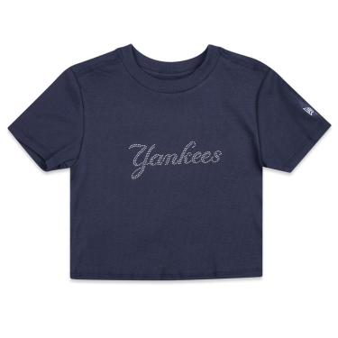 Imagem de Camiseta New Era Cropped Mlb New York Yankees Script Feminino-Feminino