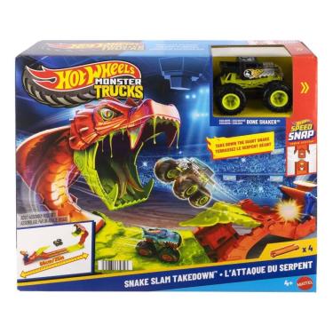 Imagem de Pista de brinquedos Hot Wheels Monster Trucks Snake Bite - MATTEL JJN44