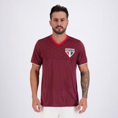 Imagem de Camisa São Paulo Digno Bordô - Braziline, M