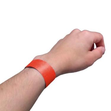 Imagem de Pulseira de Identificação para Festas - 50 Unidades - Popper, Vermelho