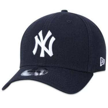 Imagem de Boné 9FORTY MLB New York Yankees Aba Curva Azul Marinho-Unissex