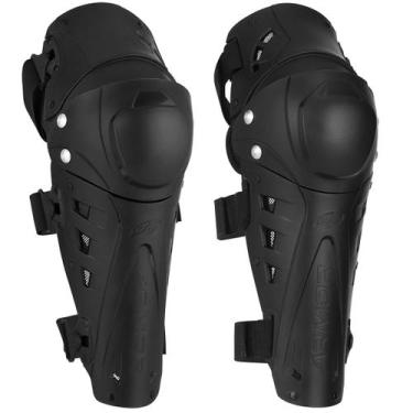 Imagem de Joelheira Motocross Adulto Pro Tork Armor, Preto, Único