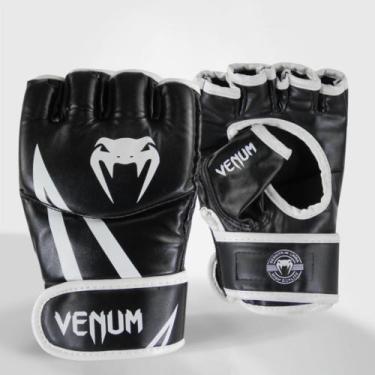 Imagem de Luva venum mma challenger evo - preto/branco, P/M