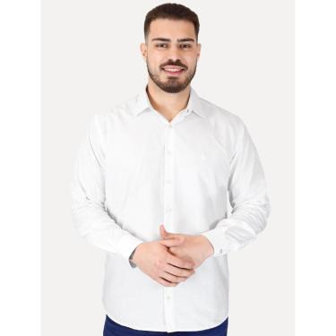 Imagem de Camisa Dudalina Masculina Comfort Superfine Cotton Branca-Masculino
