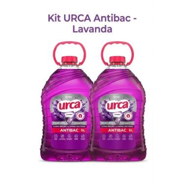 Imagem de Kit 2 Desinfetantes Urca Lavanda 5l