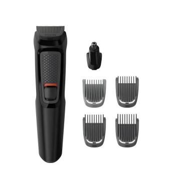 Imagem de Aparador De Pelos Philips Multigroom MG37125 Sem Fio Com 6 Acessórios E Autonomia De 60 Minutos Preto Bivolt