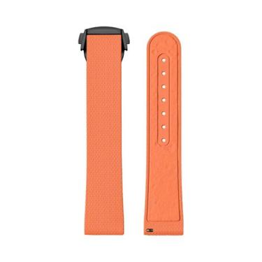 Imagem de Pulseira De Borracha Fluorada Unissex De 20mm Com Liberação Rápida Par