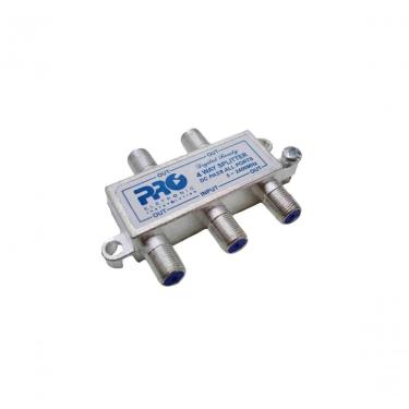 Imagem de Divisor de Sinal 1:4 Proeletronic PQDV-2024 para VHF UHF e CATV com Frequência de Operação 5-2400 MHZ