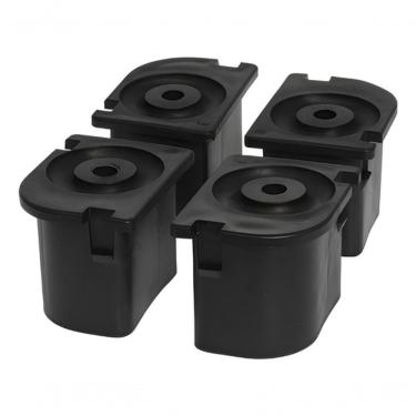 Imagem de Conjunto de Sapatas para Caixa Plástica 370 Litros Jsn Reposição Que Aumenta Vida Útil...