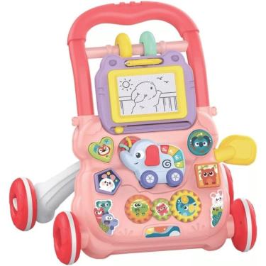 Imagem de Andador Multiatividades Baby Elefante Guta Guti para Primeiros Passos com Teclado Music...