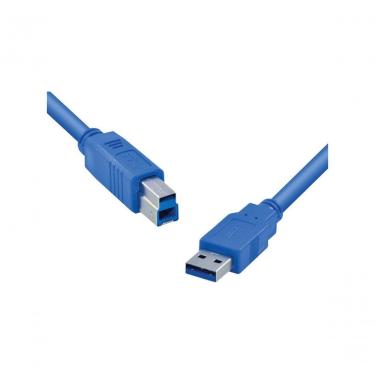 Imagem de Cabo Usb para Impressora U3ambm-2 Conexão Computador e Periféricos 3.0 4.8 Gbps 2m Preto Vinik