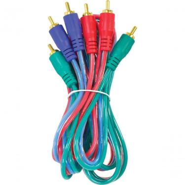 Imagem de Cabo de Vídeo Componente RGB Ypbpr VC-2 com Melhor Definição de Imagem e Conectores Gol...