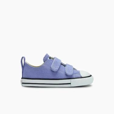 Imagem de Tênis Converse Chuck Taylor All Star 2v Seasonal Colors Infantil - Cano Baixo - Roxo-Unissex
