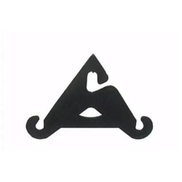 Imagem de Cabide Plástico Para Chinelo Preto - Central