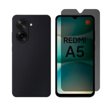 Imagem de Capa Capinha Para Xiaomi Redmi A5 4G + Pelicula Privacidade - GR Globa