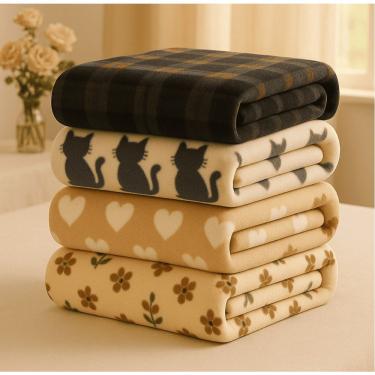 Imagem de Cobertor Manta Casal Padrão Lisa 2 e 00x1 e 80cm 100% Poliéster Microfibra Antialérgica Macio Liso OEM