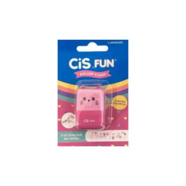 Imagem de Carimbo Roller CIS Roller Stamp Fun Animais Fofinhos para Agendas Planners Cadernos Convites e Scrapbook Gato