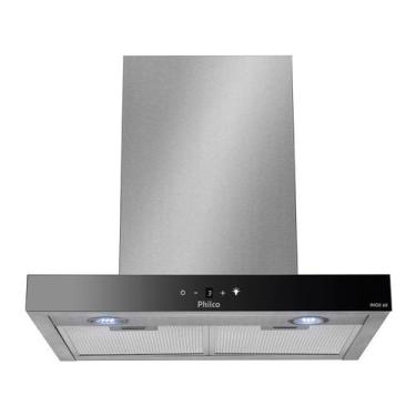 Imagem de Coifa de Parede Philco 60cm Depurador e Exaustor PCO60I Flat, Prata, 2