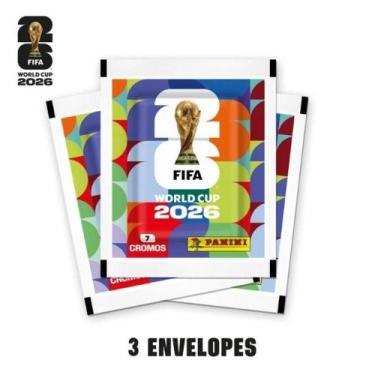 Imagem de Kit 3 envelopes de figurinha da copa (7 cards cada envelope) - A PAGIN