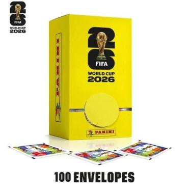 Imagem de Copa do mundo 2026 - dispenser com 100 envelopes - A PAGINA DISTRIBUID