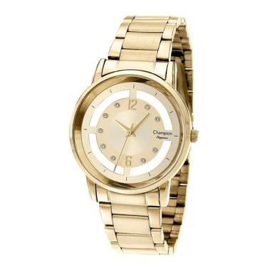 Imagem de Relógio CHAMPION feminino dourado analogico quartz CN20891G
