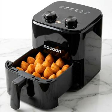 Imagem de Air Fryer Fritadeira Elétrica Sem Óleo 2,5L Novoon 1000W Antiaderente,