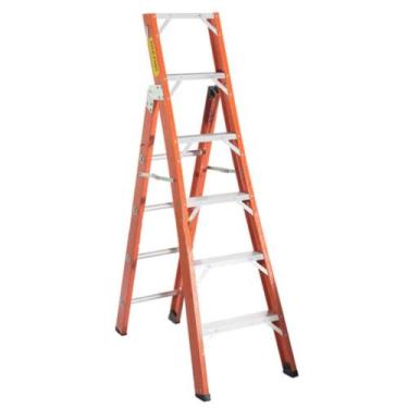 Imagem de Escada de Fibra de Vidro Tesoura e Singela 6 a 9 Degraus - ETS400 - ES
