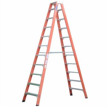Imagem de Escada Tesoura Fibra de Vidro 3,20 Metros TF10 - ES000024 - COGUMELO