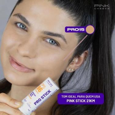 Imagem de Protetor solar facial pro stick pro15 fps 96 fpuva - Pink Cheeks, PRO 