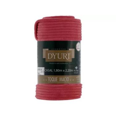 Imagem de Cobertor Casal com Sherpa Dyuri Jolitex 180x220 Vinho