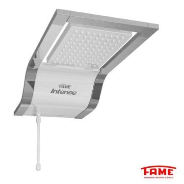 Imagem de Ducha Fame Intense Branco e Cromado Eletrônica 7800w 220v Super Potent