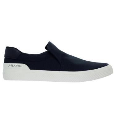Imagem de Sapatenis Slip On Masculino Aramis Daily Slip Canvas Preto, 41, Preto